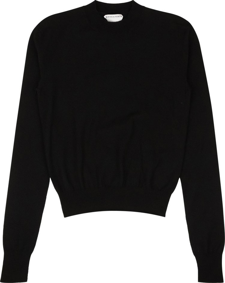 Bottega Veneta Cashmere Pullover Crewneck Sweater 'Black'