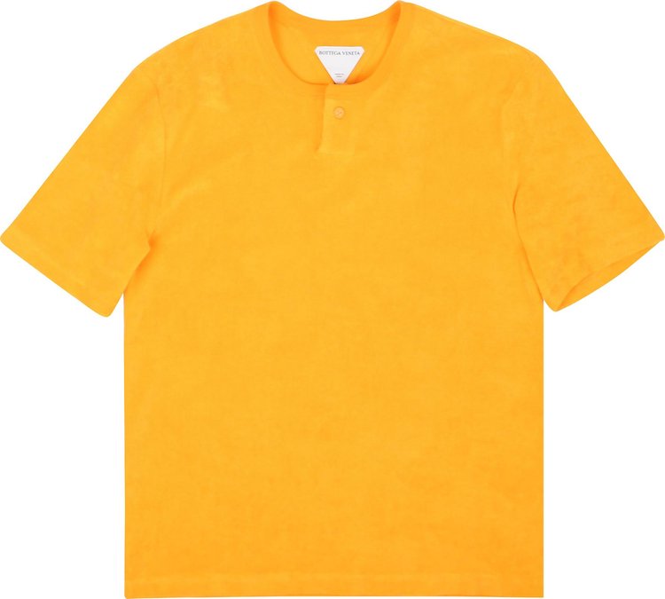 Bottega Veneta Terry Henley Short-Sleeve T-Shirt 'Orange'
