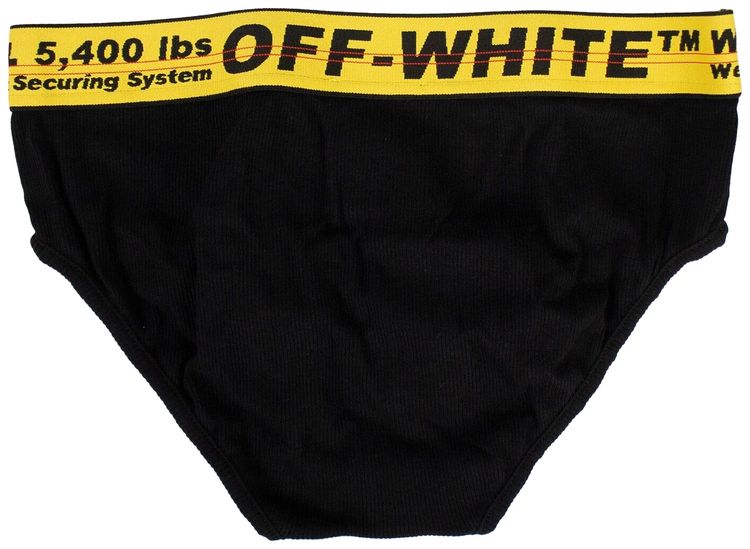 Off White Industrial Waistband Briefs Black