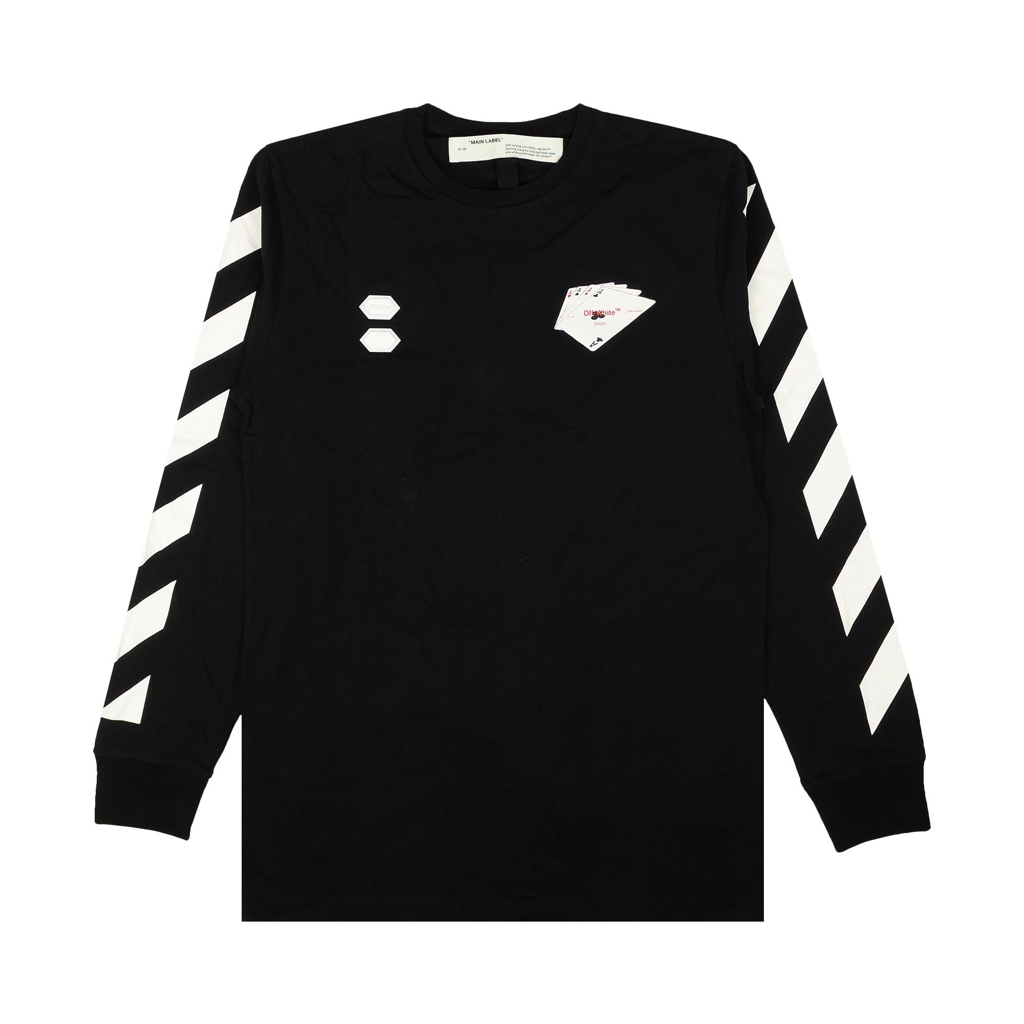 Off white hand sales card