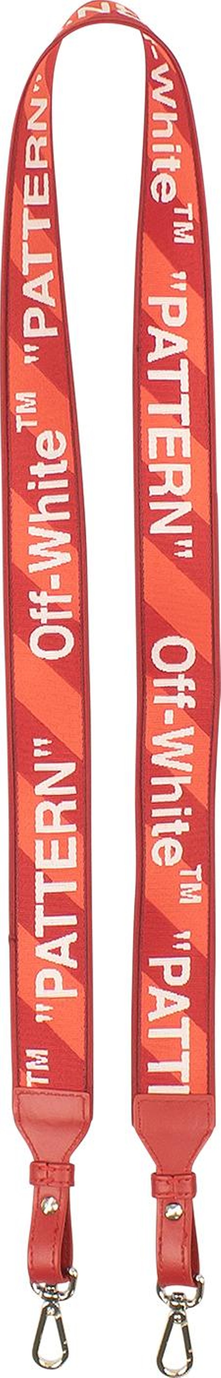 Off White Logo Shoulder Strap Red