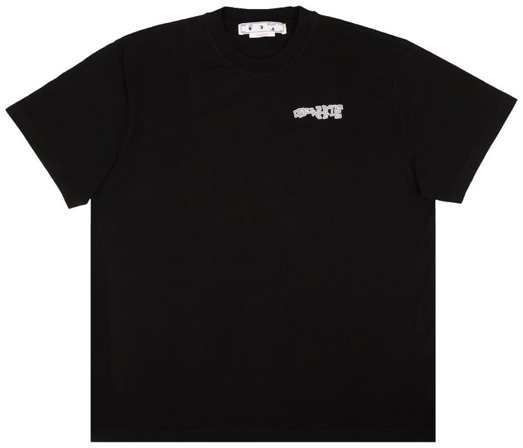 Off White Carlos Arrow Over T Shirt Black