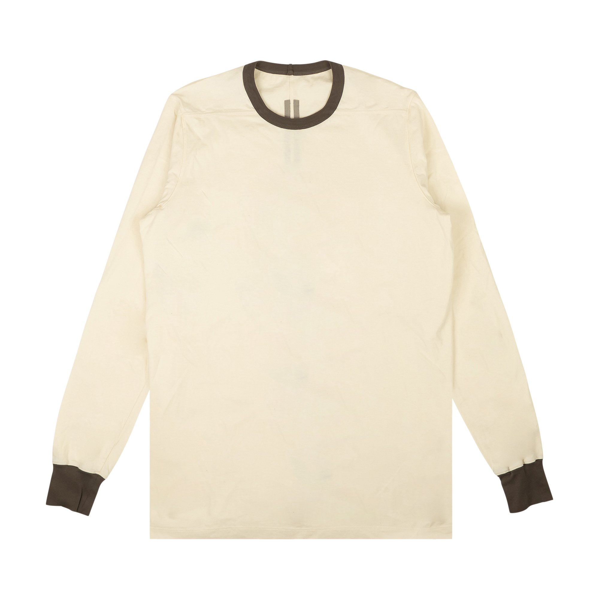 Buy Rick Owens Banded Long-Sleeve T-Shirt 'Natural/Dusty Grey