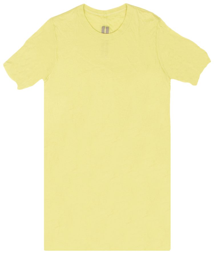 Rick Owens Double Layer Short Sleeve T Shirt Lime