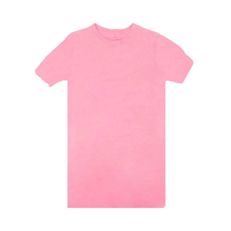 Rick Owens Double Layer Short Sleeve T Shirt Pop Pink