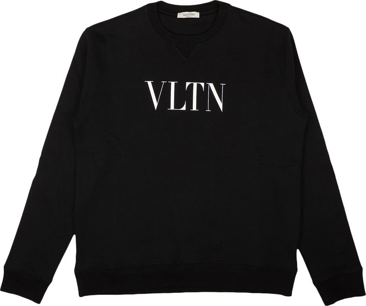 Valentino Logo Crewneck Sweatshirt 'Black'
