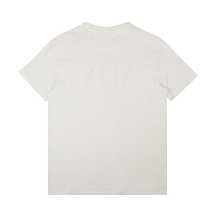 Valentino Logo Short Sleeve T Shirt White