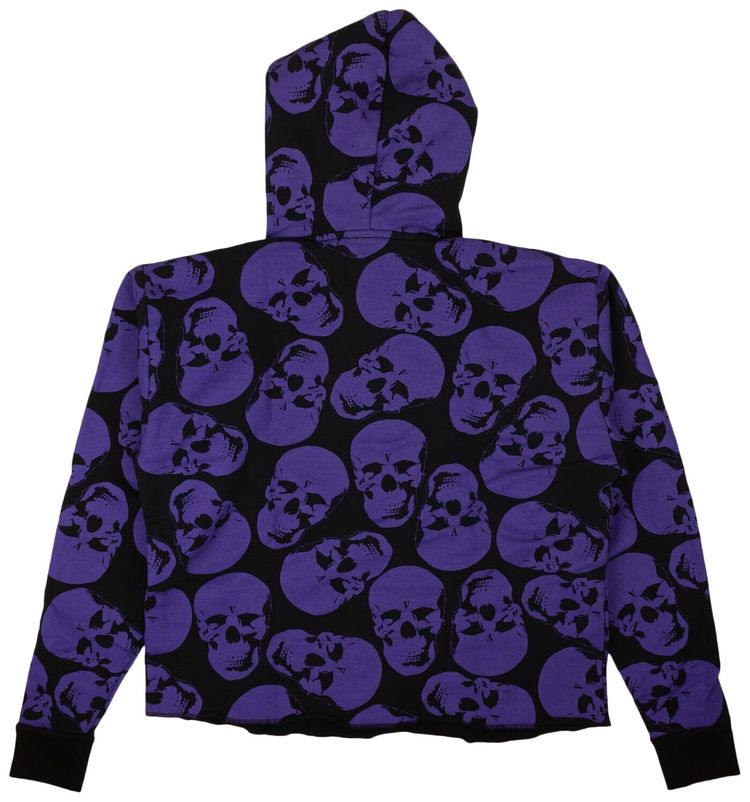 Vlone Crypt Pullover Hoodie Sweatshirt Purple