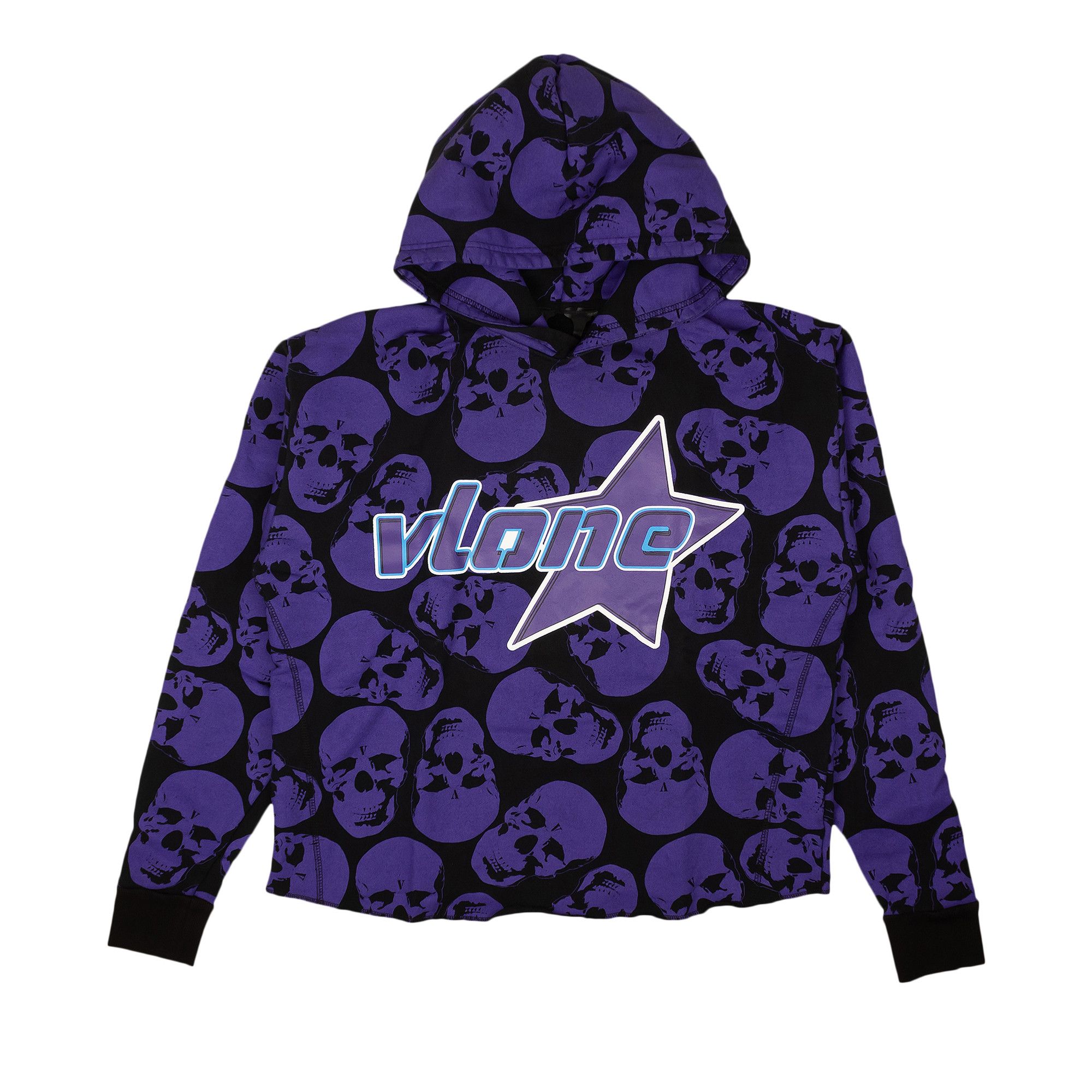 Black and clearance purple vlone hoodie