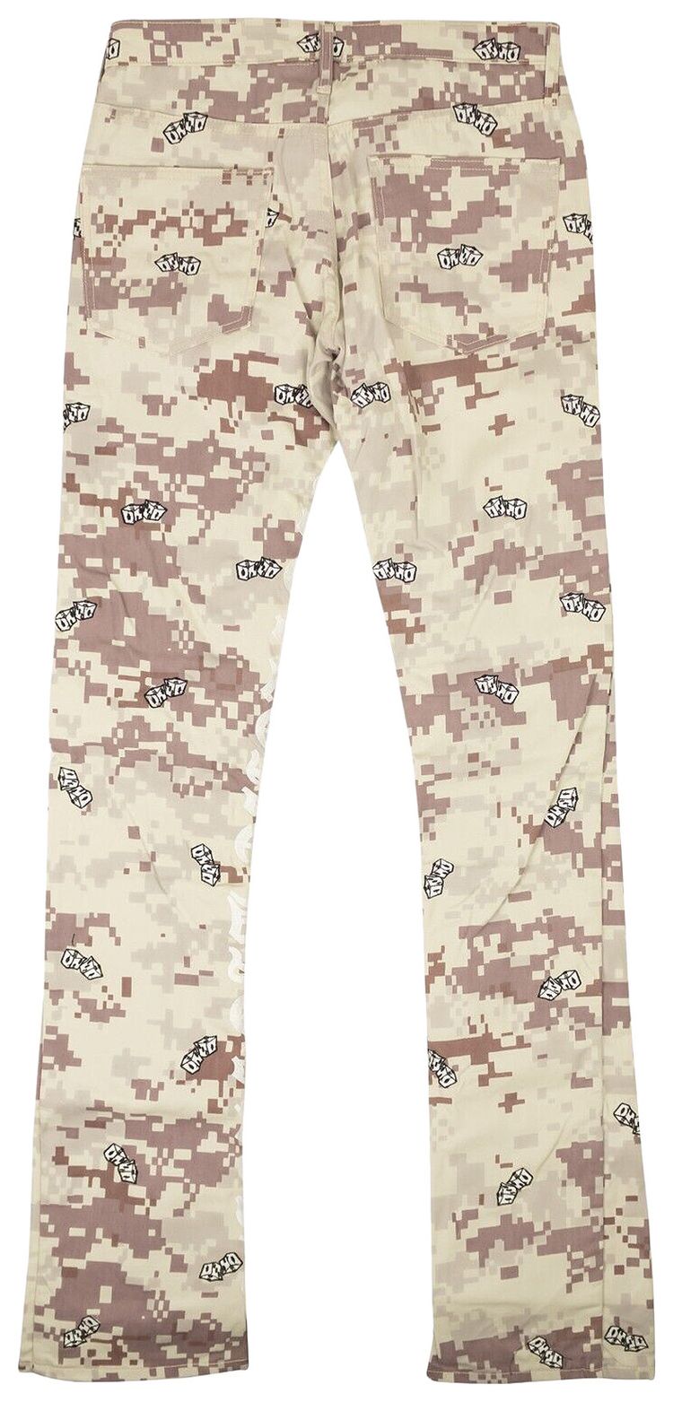 Vlone Digital Camo Jeans Beige