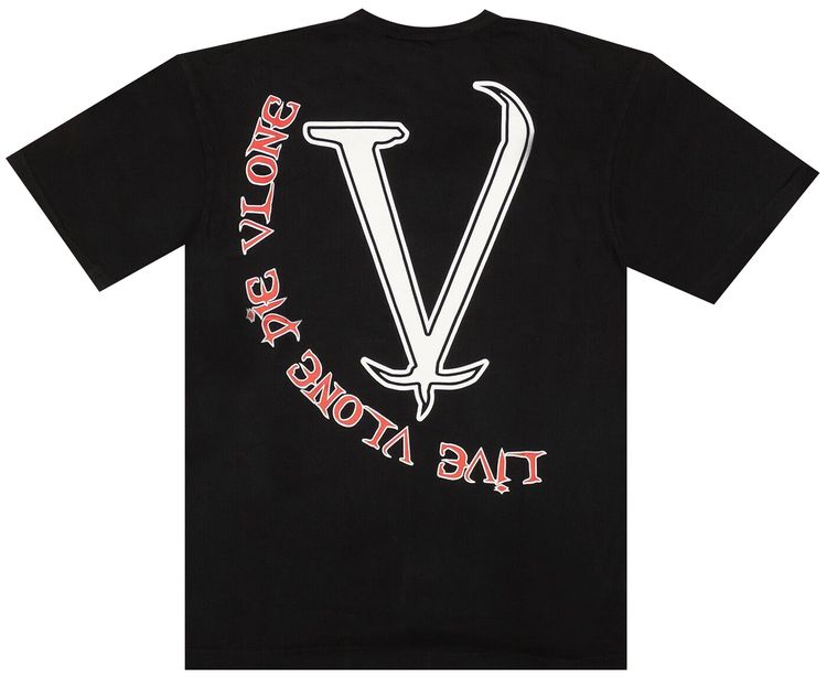 Vlone Omen Short Sleeve T Shirt Black