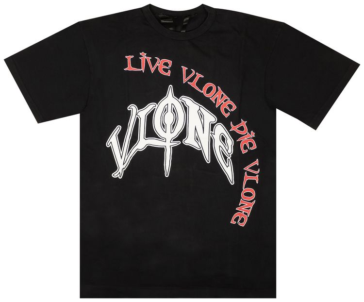 Vlone Omen Short Sleeve T Shirt Black
