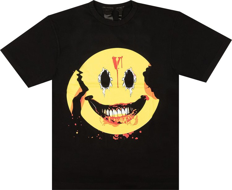 Vlone Laugh Now Cry Layer Short-Sleeve T-Shirt 'Black'