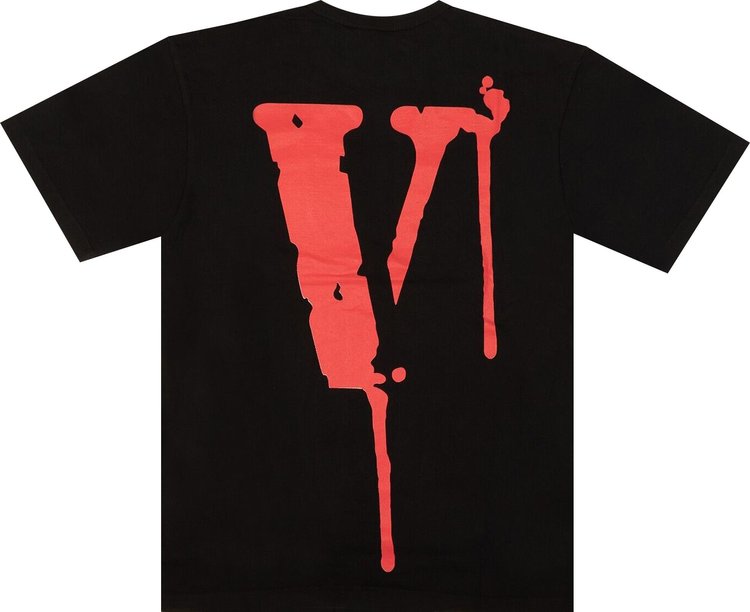 Vlone Laugh Now Cry Layer Short Sleeve T Shirt Black