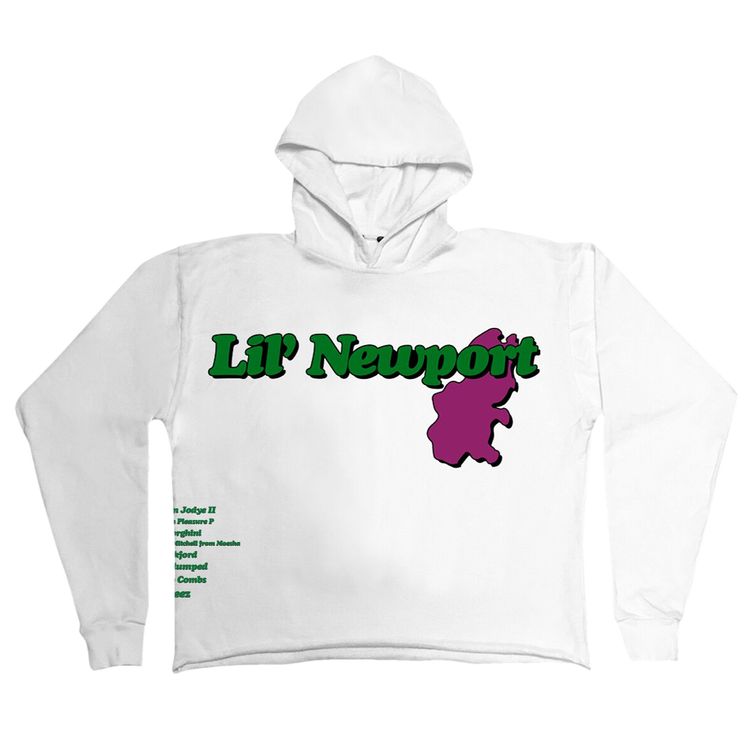 Vlone x Yams Day Lil Newport Hoodie White