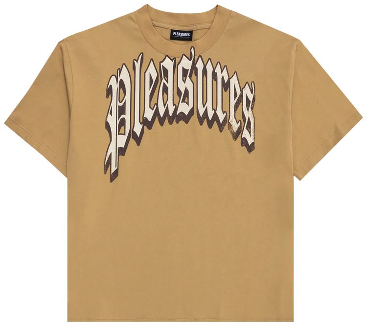 Pleasures Twitch Heavyweight T Shirt Khaki