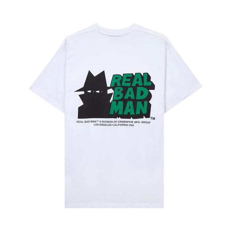 Real Bad Man Classic Watch T Shirt White