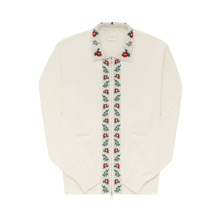 Aime Leon Dore Floral Polo Cardigan Pristine