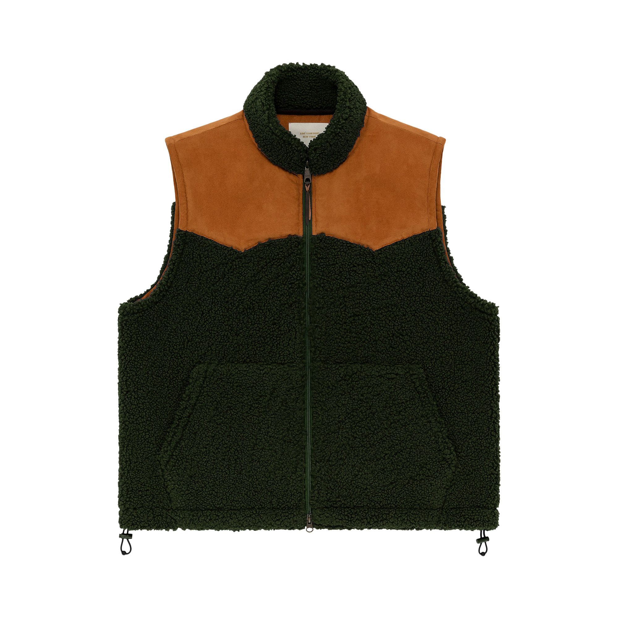 Buy Aimé Leon Dore Western Fleece Vest 'Kombugreen' - SS23WJ014