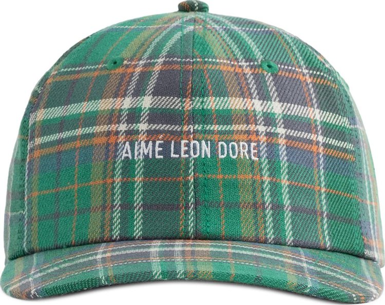 Aime Leon Dore Plaid Wool Hat Green