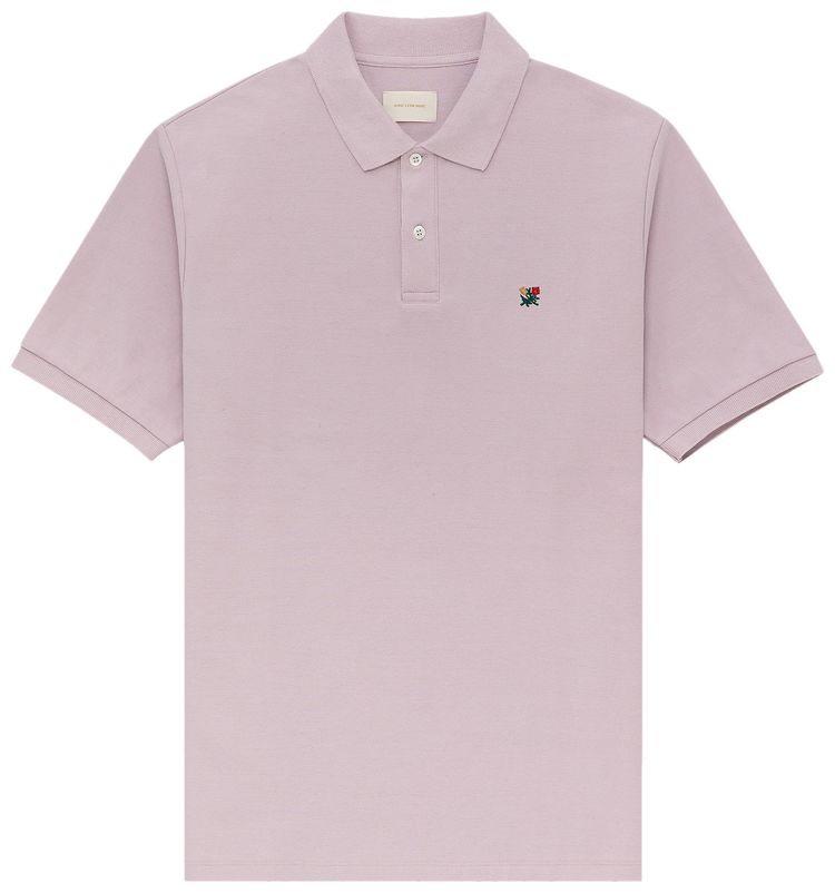 Aime Leon Dore Crest Pique Polo Violet Ice