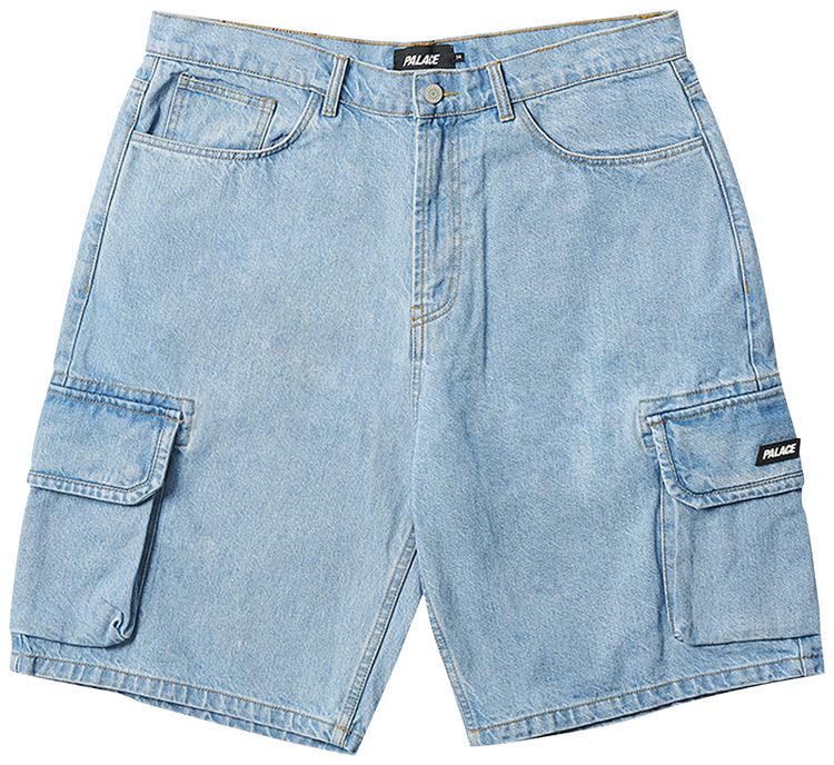 Palace Baggy Cargo Shorts Denim