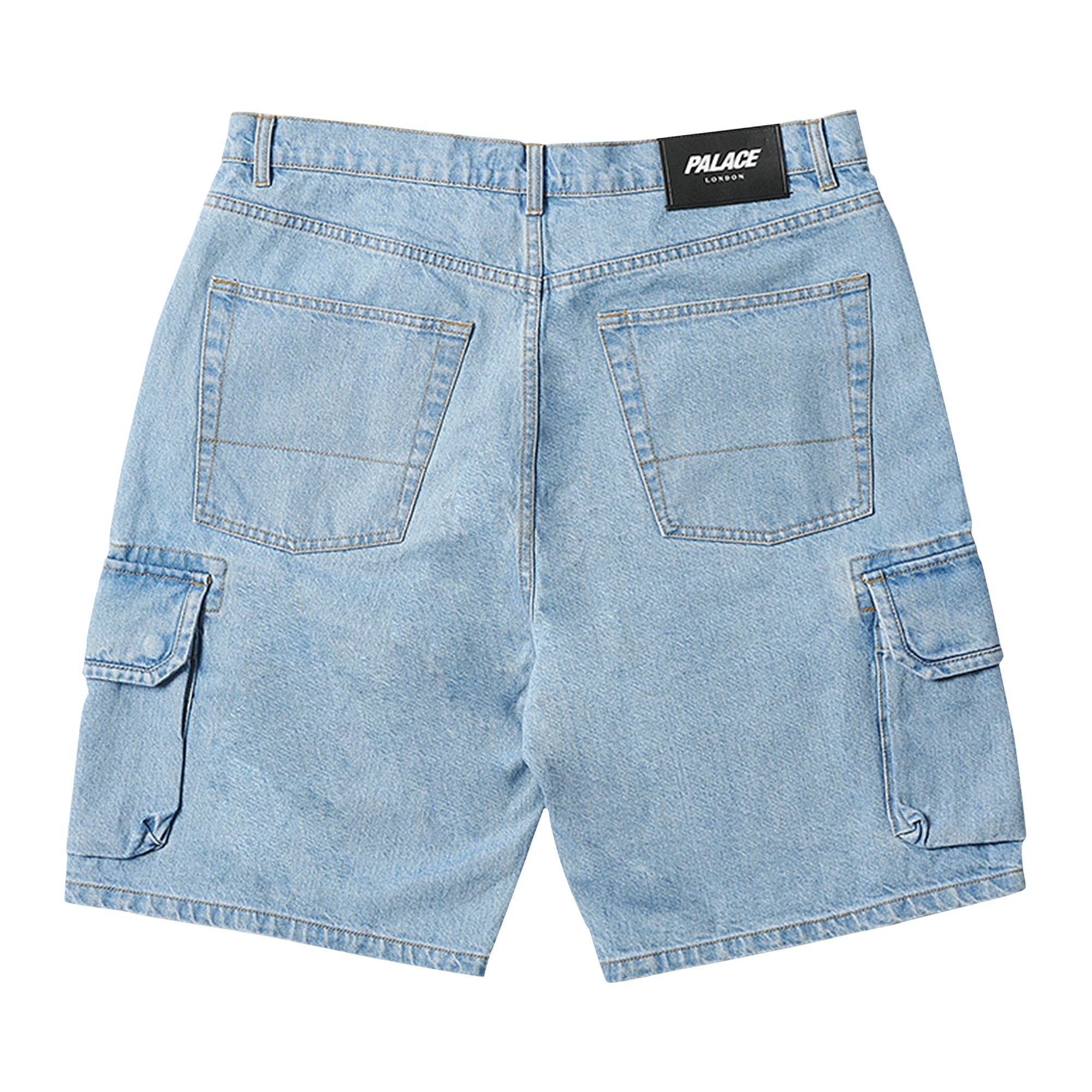 【SATIIIZ】Belun denim cargo Bermuda pants Belun denim cargo Bermuda pants - satiiiz
