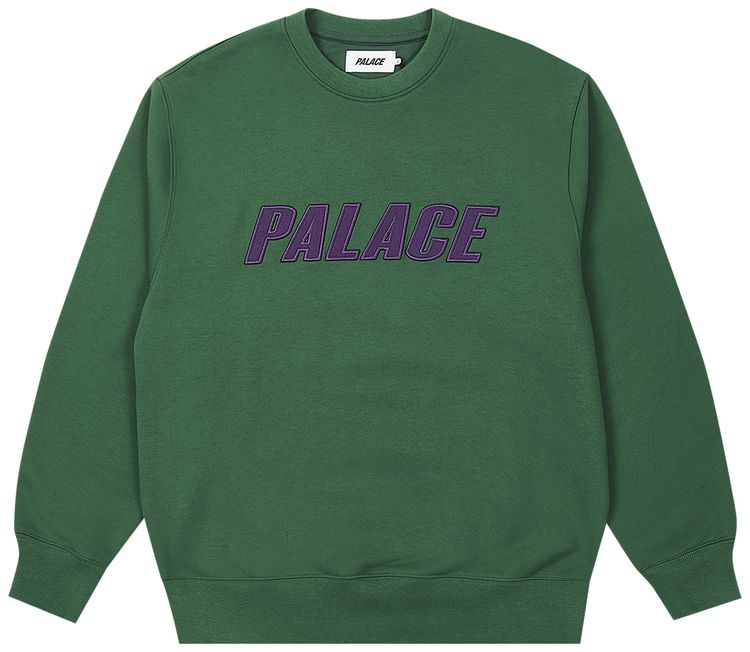 Palace Iridescent Applique Crew Huntsman
