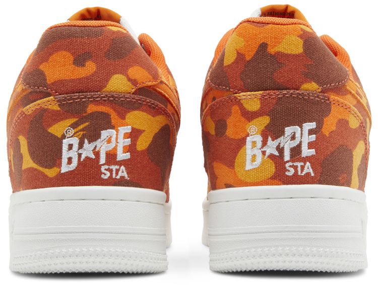 Heron Preston x Bapesta ABC Camo   Orange