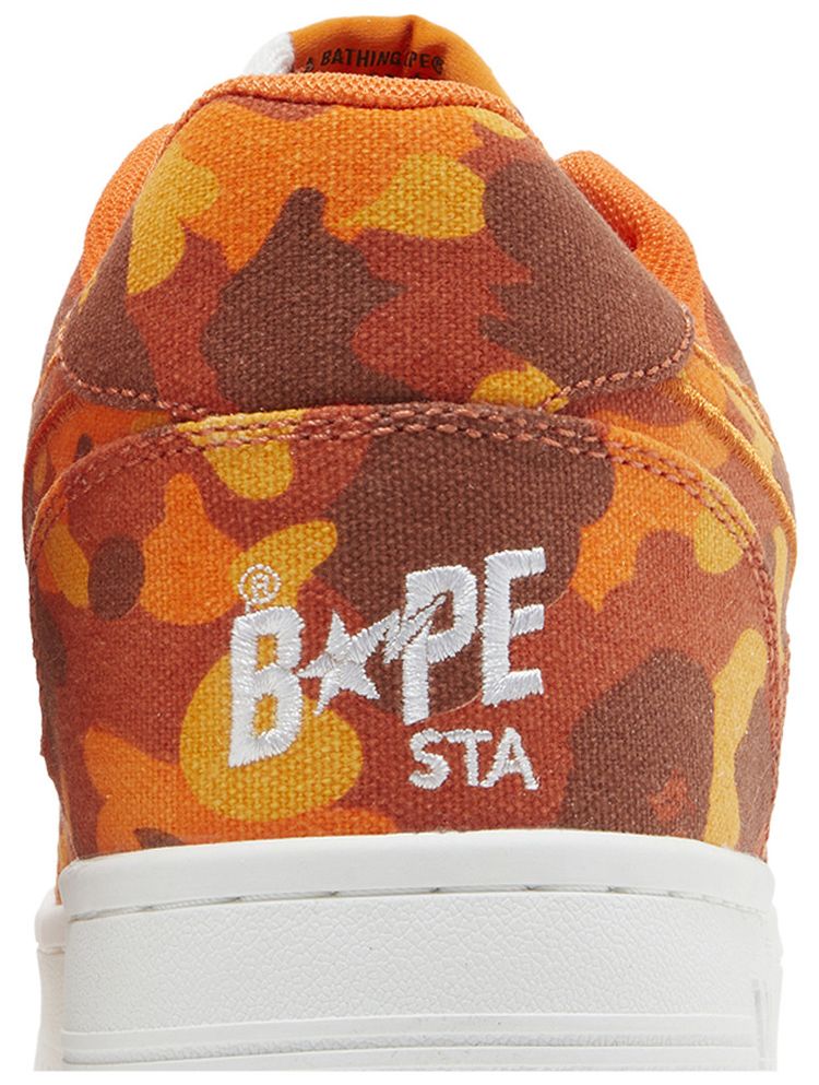 Heron Preston x Bapesta ABC Camo   Orange