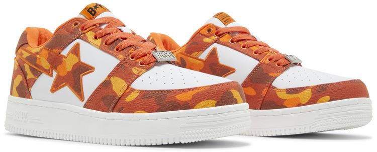 Heron Preston x Bapesta ABC Camo   Orange