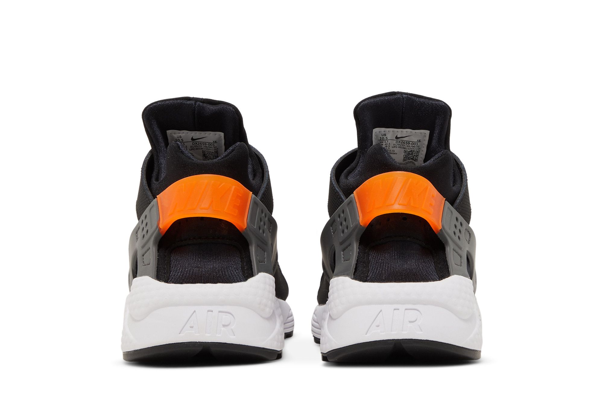 Buy Air Huarache Black Safety Orange DX2659 001 GOAT UK