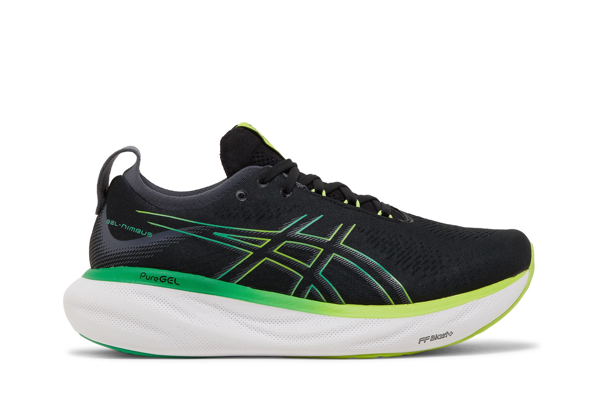 Asics gel kayano 25 black lime cheap