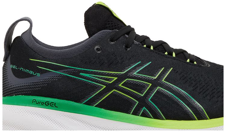 Asics Gel Nimbus 25 Black Lime Zest