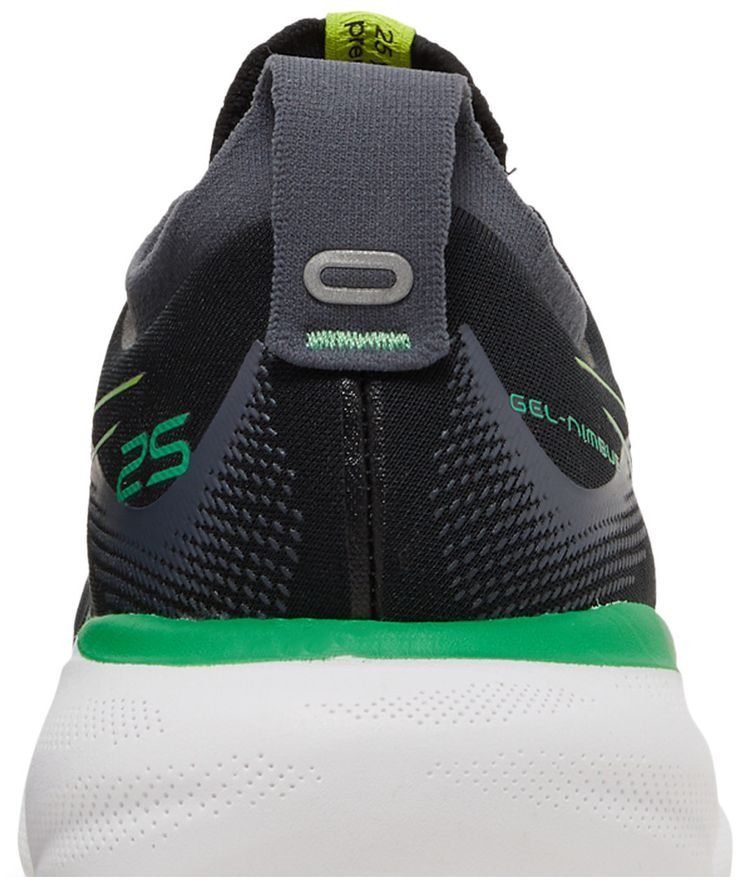 Asics Gel Nimbus 25 Black Lime Zest