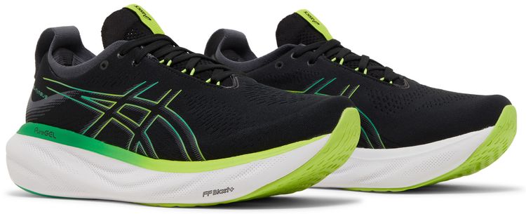 Asics Gel Nimbus 25 Black Lime Zest