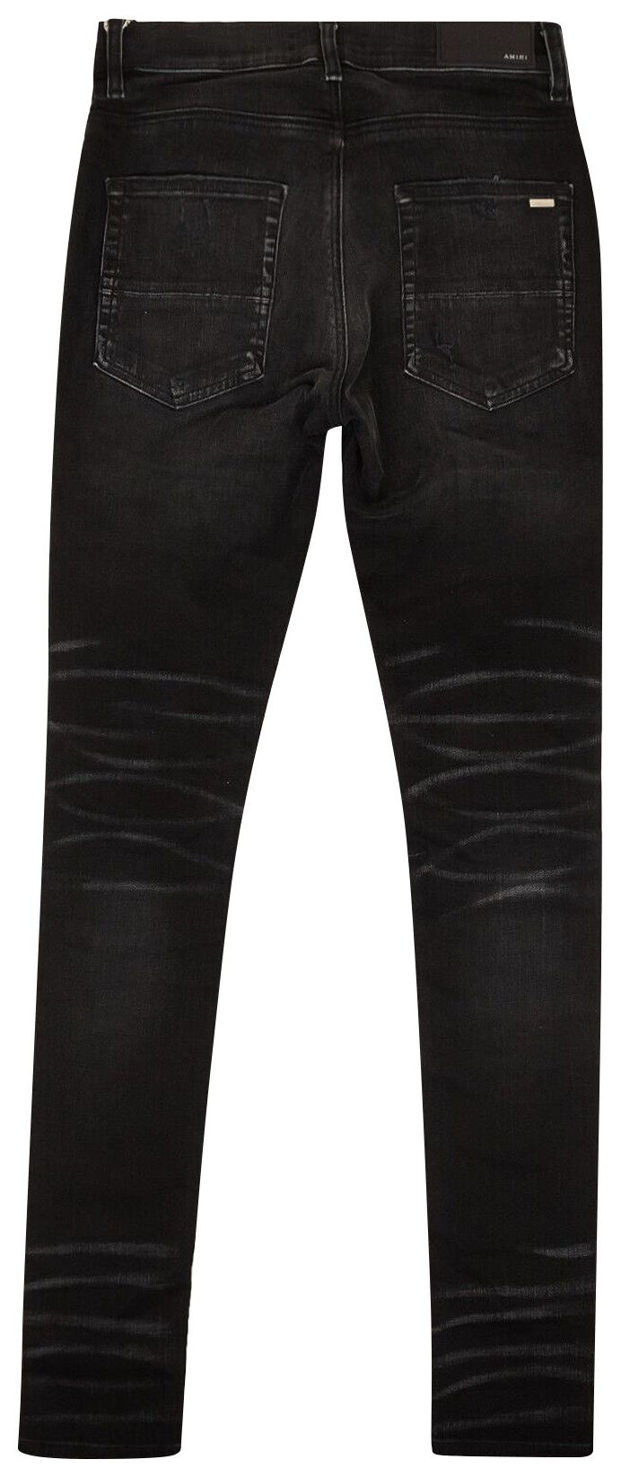 Amiri MX1 Leather Playboy Jean Black