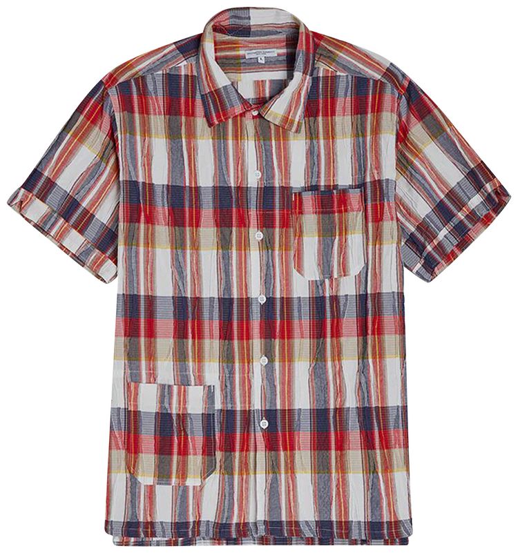 Engineered Garments Check Camp Shirt 'Red/White'