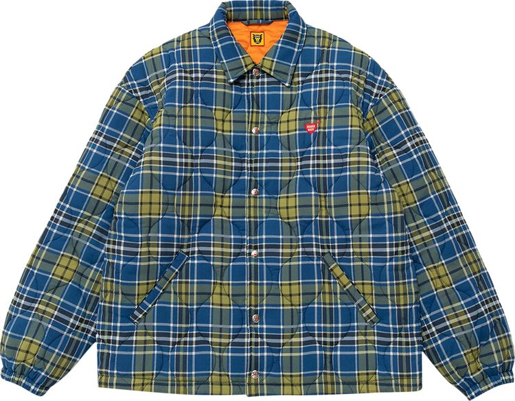 Human Made Quilted Check Coach Jacket 'Blue'