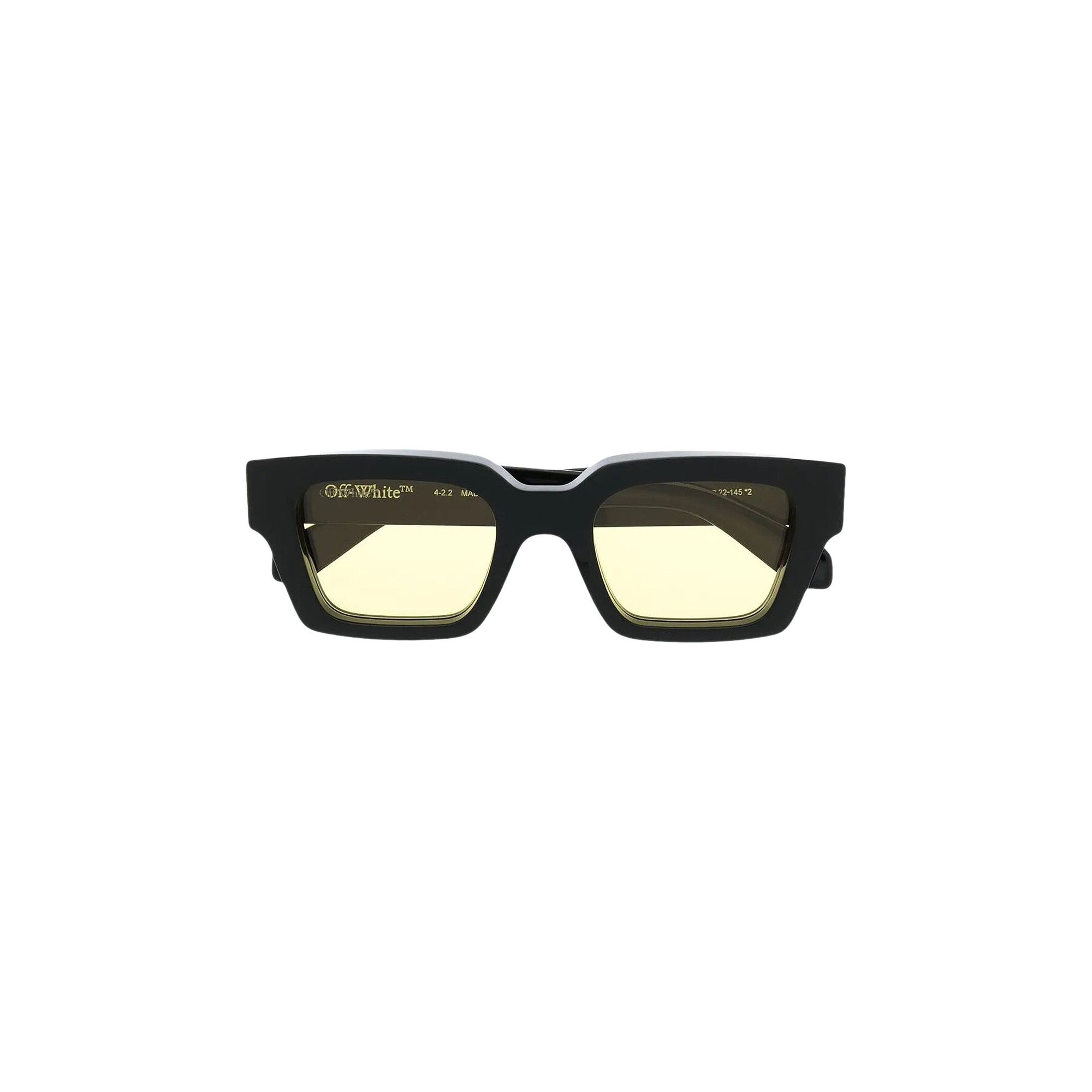 Buy Off-White Virgil Sunglasses 'Black/Yellow