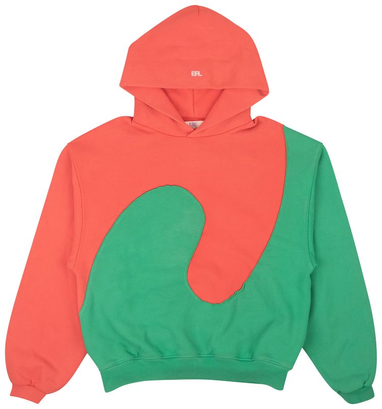 Comme des Garcons x ERL  Swirl Fleece Hoodie Multicolor
