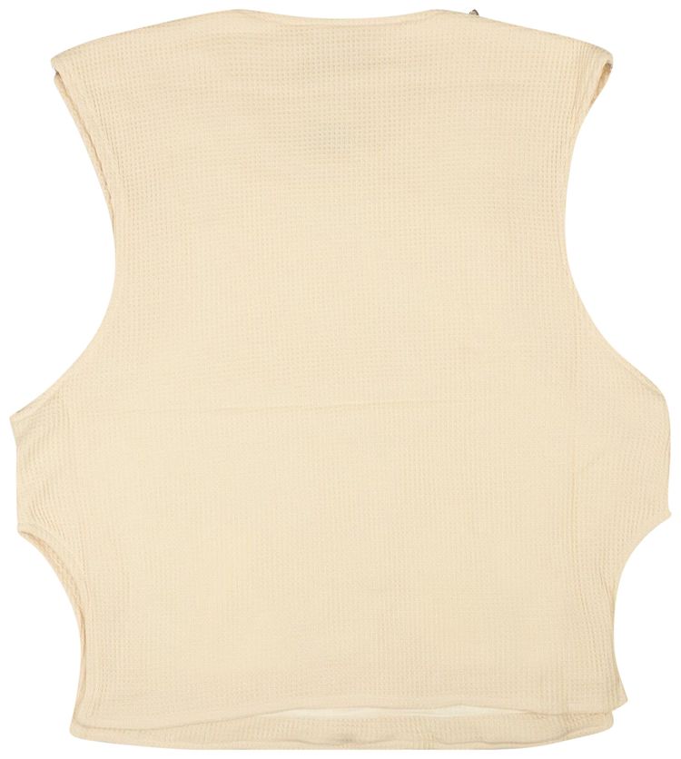 Who Decides War Waffle Knit Stealth Vest Cream