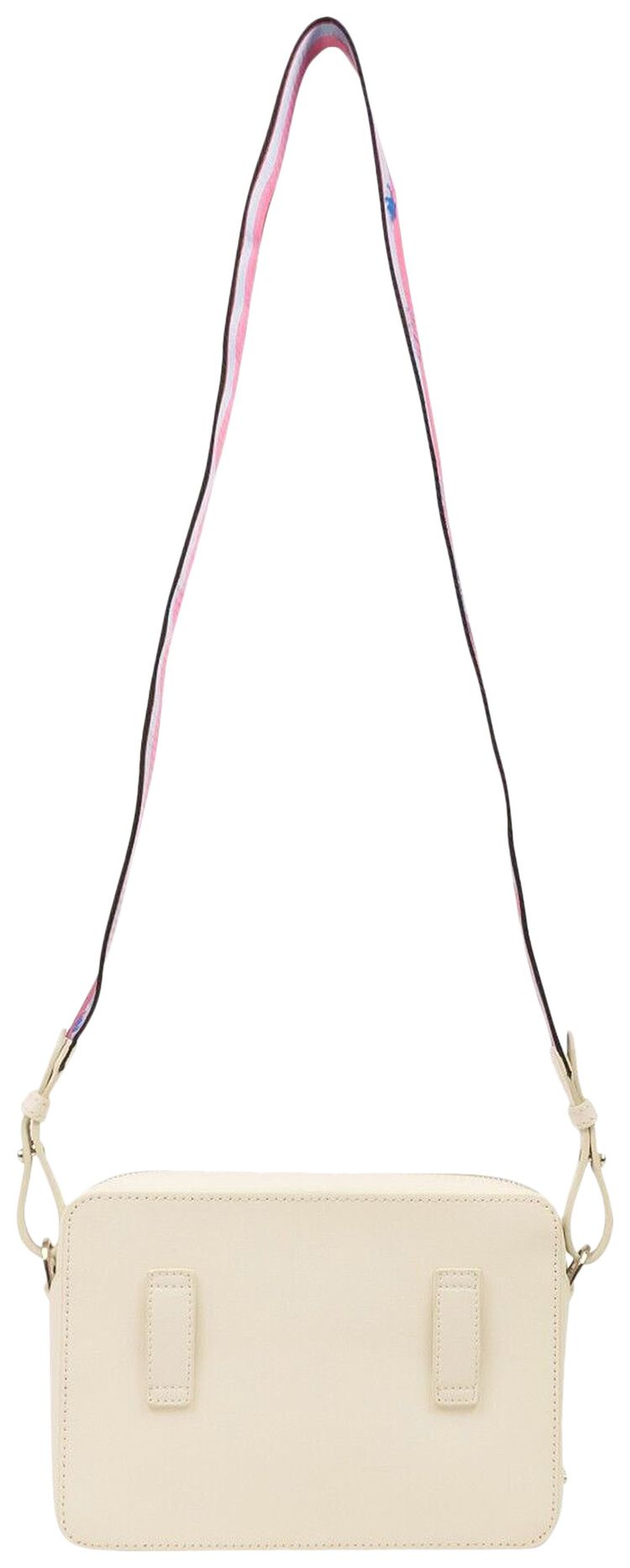 Off White Diag Stripe Camera Bag White