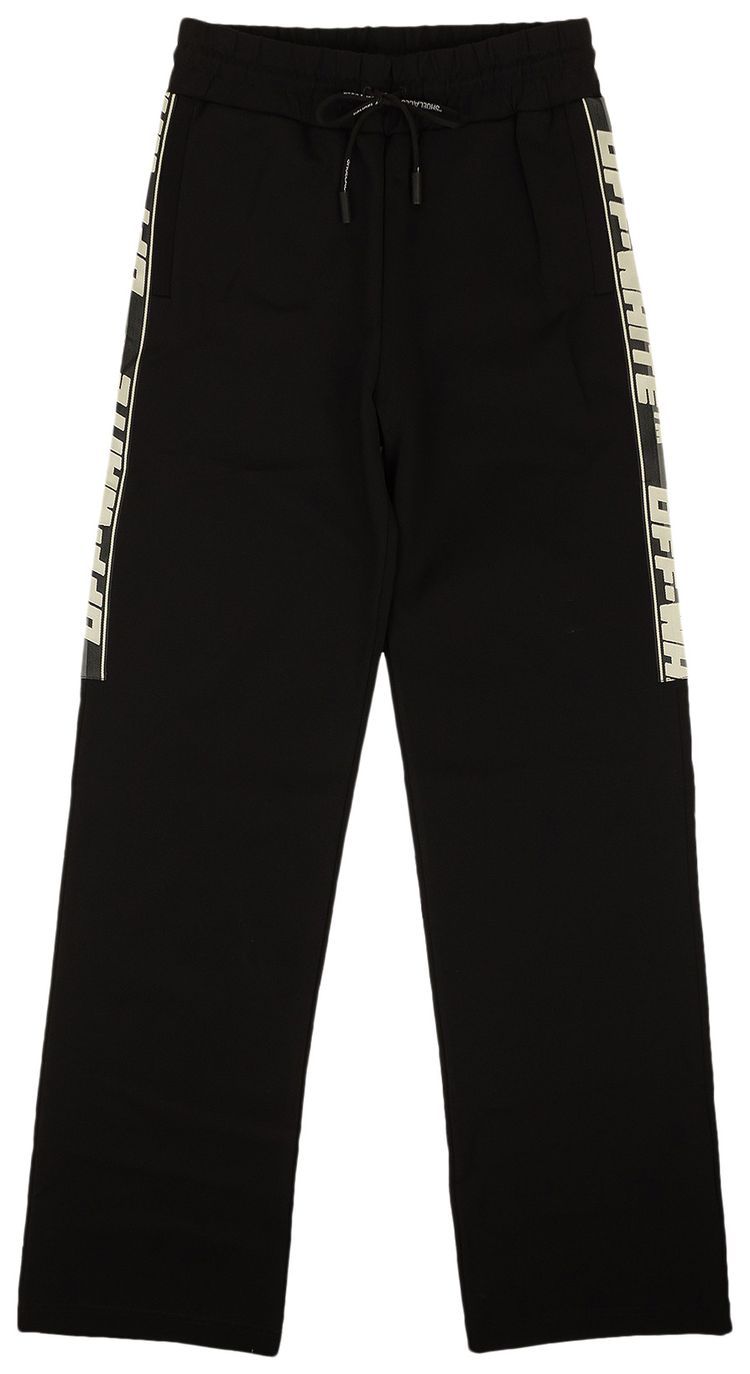 Off White Athlete Track Pants Black