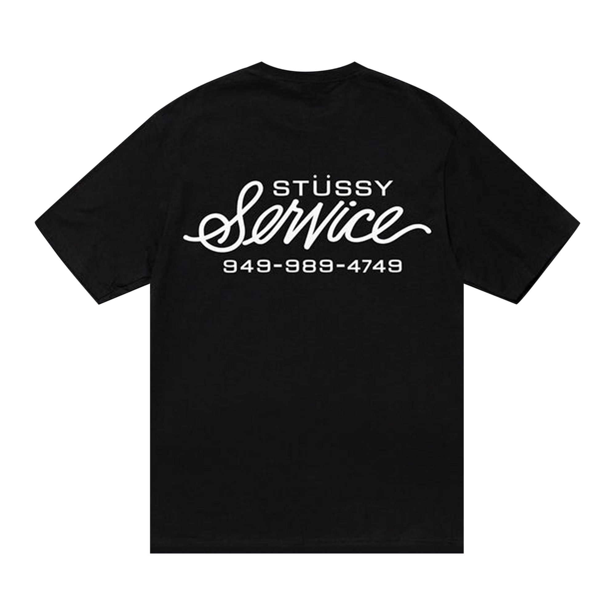 Buy Stussy Service Tee 'Black' - 1904969 BLAC | GOAT
