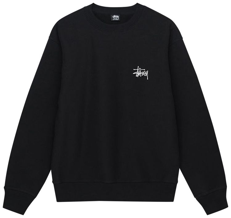 Stussy Basic Crew Black