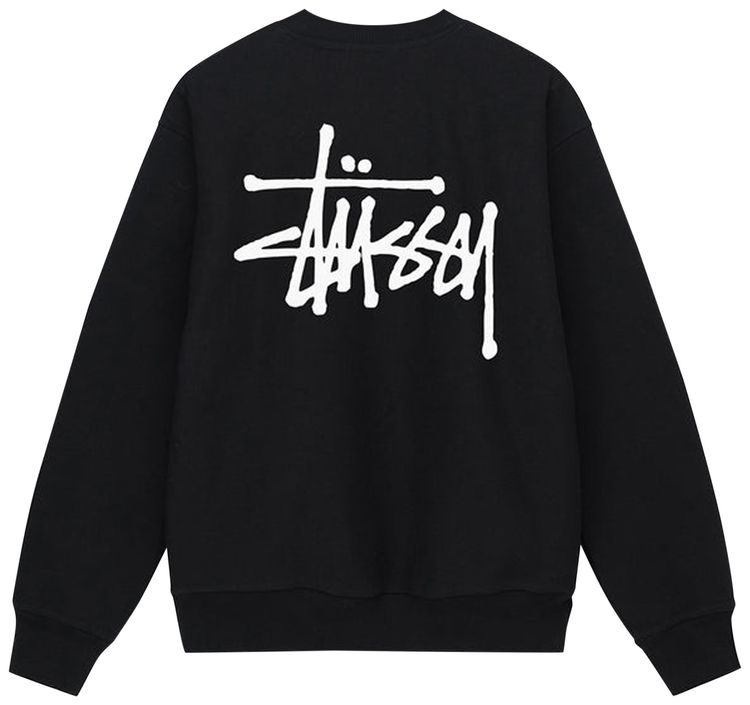 Stussy Basic Crew Black