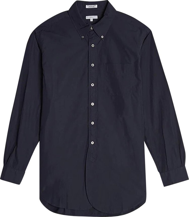 Engineered Garments 100's 2Ply Broadcloth 19th Century Button Down Shirt 'Navy'