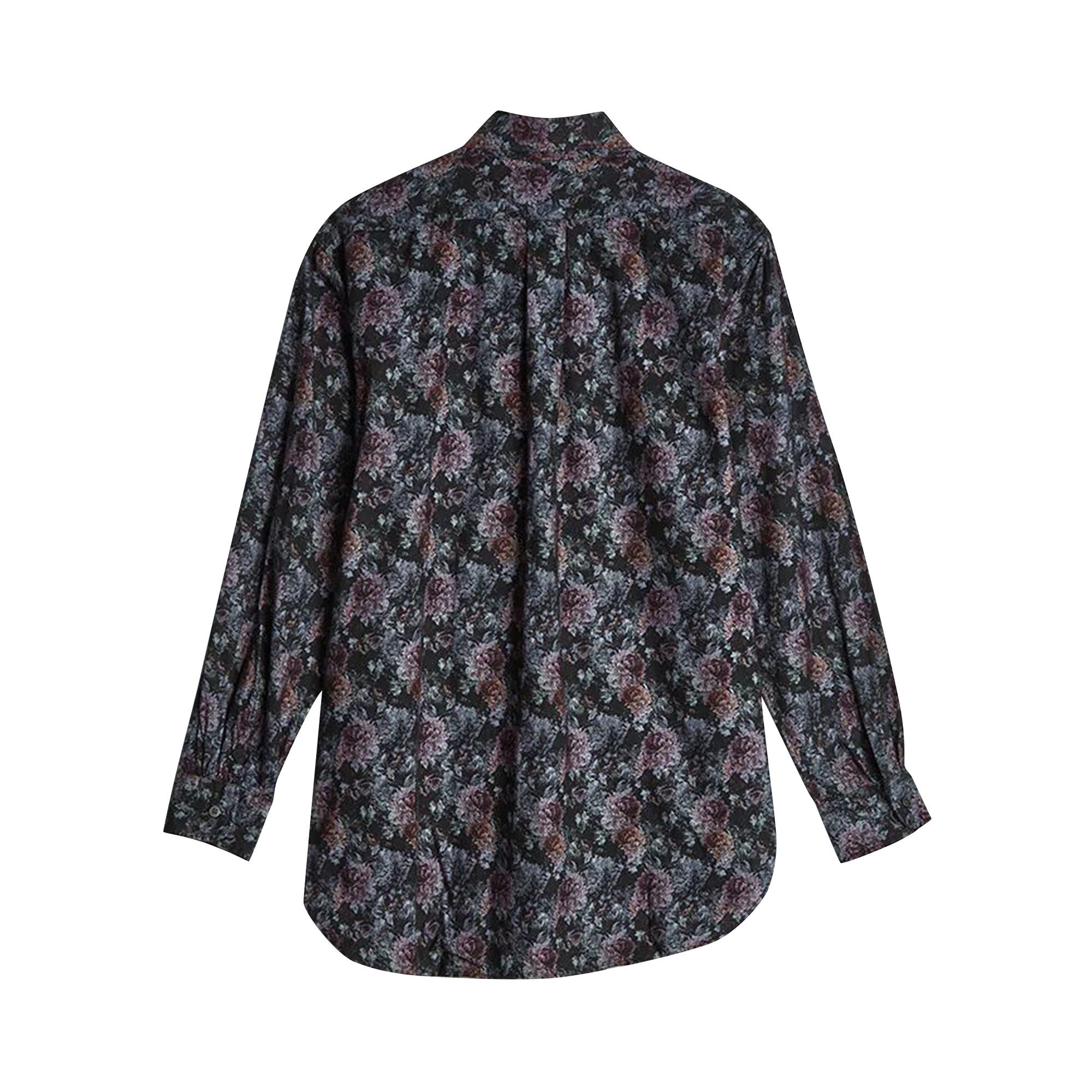 Buy Engineered Garments Rounded Collar Shirt 'Purple' - 20F1A012