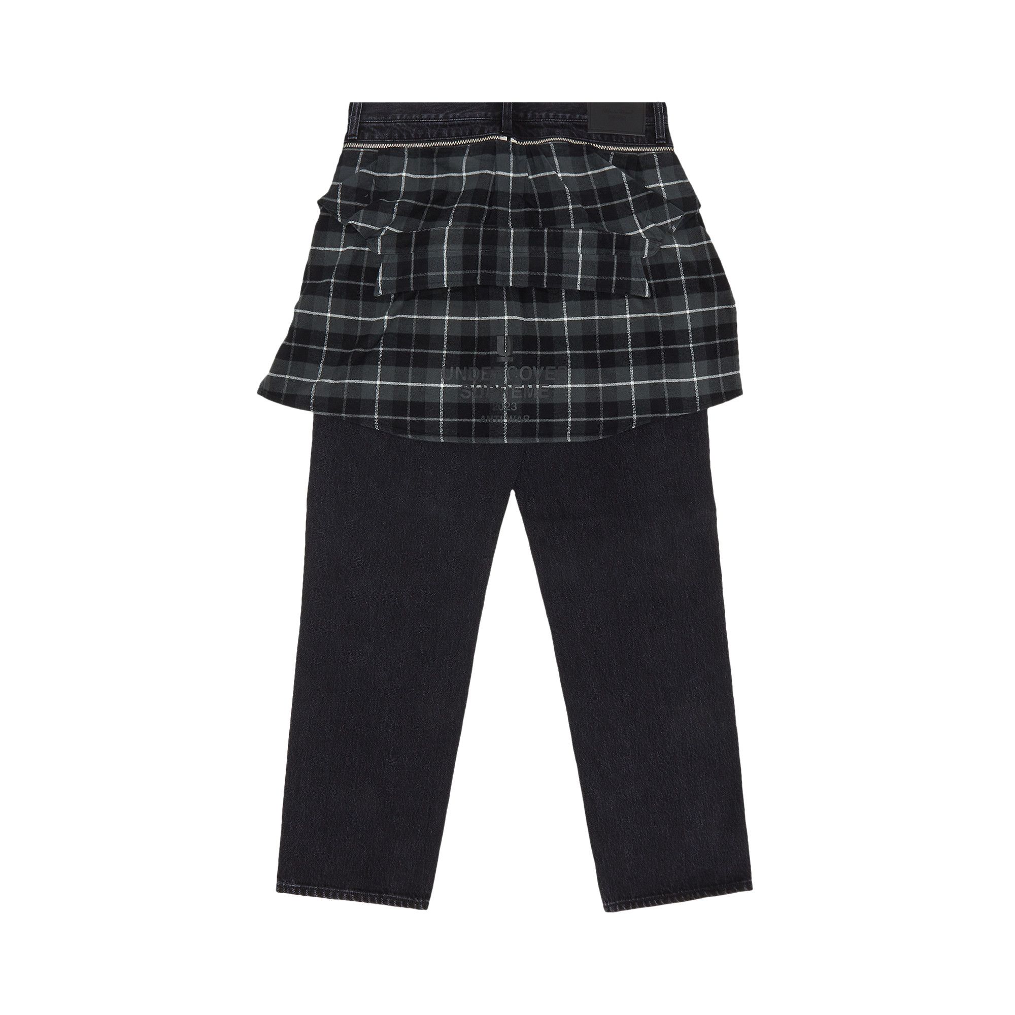 Buy Supreme x UNDERCOVER Layered Jean 'Washed Black